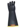 E418YB-10 - Gloves, rubber, yellow black,